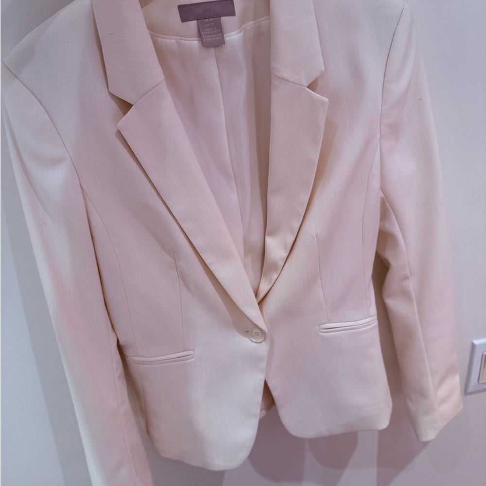 H & M Elegant Cream Blazer for Women